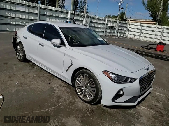 2020 Genesis G70 2.0T with VIN KMTG64LA7LU062308, listed as a Copart auction lot 83760714 with 81,576 mi miles and Non Repairable. Bid and sale history available at carsss.com. Image 11.
