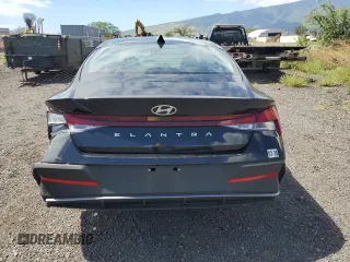 2024 Hyundai Elantra SEL with VIN KMHLM4DG0RU704524, listed as a Copart auction lot 46550925 with 14,045 mi miles and Salvage Title. Bid and sale history available at carsss.com. Image 6.