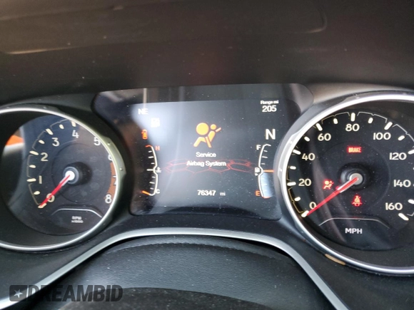 2019 Jeep Compass High Altitude z VIN 3C4NJDCBXKT670605, wystawiony jako Copart lot #84103494 z przebiegiem 76 347 mil mil oraz Szkoda całkowita • Salvage title. Historia ofert i sprzedaży dostępna na DreamBid. Obrazek 9.