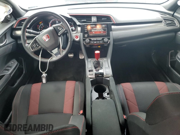 2020 Honda Civic Si with VIN 2HGFC1E52LH706108, listed as a Copart auction lot 51036085 with 40,628 mi miles and Salvage Title. Bid and sale history available at DreamBid. Image 8.