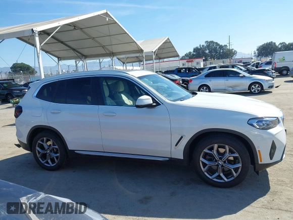 2024 BMW X3 sDrive30i with VIN 5UX43DP00R9X15423, listed as a IAAI auction lot 41866754 with 5,548 mi miles and . Bid and sale history available at DreamBid. Image 13.