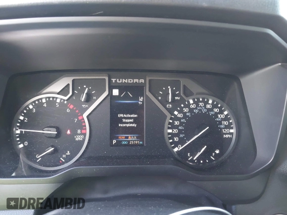 2022 Toyota Tundra 2WD SR5 with VIN 5TFLA5AB5NX012795, listed as a IAAI auction lot 41599301 with 25,191 mi miles. Bid and sale history available at carsss.com. Image 7.