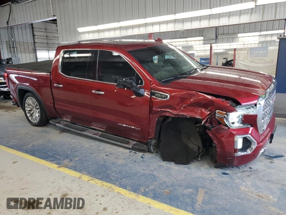 2020 GMC Sierra 1500 Denali with VIN 1GTU9FED3LZ324811, listed as a Copart auction lot 57488515 with 79,018 mi miles and Salvage title. Bid and sale history available at DreamBid. Image 4.