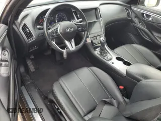 2018 Infiniti Q60 Luxe with VIN JN1CV7EK9JM200535, listed as a Copart auction lot 54583145 with 44,048 mi miles and Salvage Title. Bid and sale history available at carsss.com. Image 8.