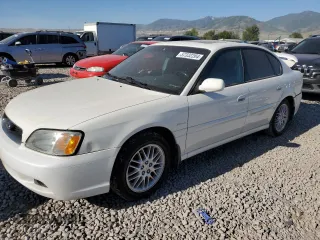 2004 Subaru Legacy Sedan (Natl) L with VIN 4S3BE625747207214, listed as a Copart auction lot 57332204 with 208,106 mi miles and Salvage Title. Bid and sale history available at carsss.com. Image 1.