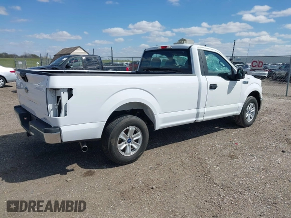 2020 Ford F-150 XL with VIN 1FTMF1CP3LKE03557, listed as a IAAI auction lot 42017506 with 22,442 mi miles and . Bid and sale history available at DreamBid. Image 4.