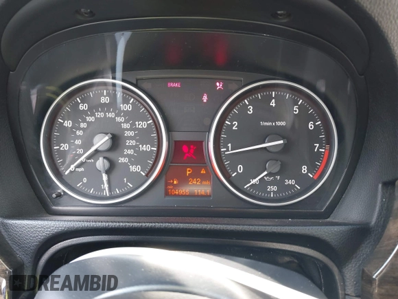 2011 BMW 3 Series 335i xDrive with VIN WBAKF9C54BE262139, listed as a IAAI auction lot 41445024 with 104,955 mi miles and . Bid and sale history available at DreamBid. Image 7.