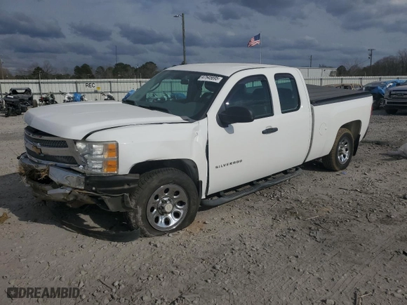 2012 Chevrolet Silverado 1500 Work Truck with VIN 1GCRCPEX8CZ281932, listed as a Copart auction lot 47545695 with 146,230 mi miles and Salvage Title. Bid and sale history available at carsss.com. Image 1.