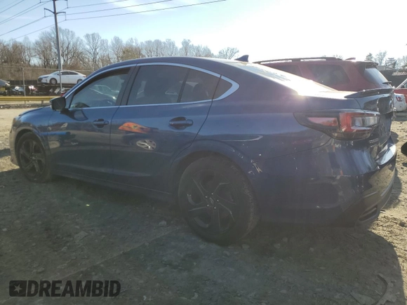 2022 Subaru Legacy Sport with VIN 4S3BWAH63N3011022, listed as a Copart auction lot 86385384 with 24,429 mi miles and Salvage Title. Bid and sale history available at carsss.com. Image 2.