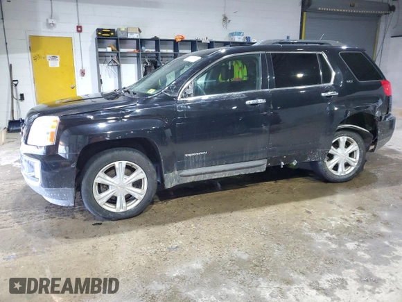 2017 GMC Terrain SLT with VIN 2GKFLUEK4H6310694, listed as a Copart auction lot 46042645 with 106,840 mi miles and Salvage Title. Bid and sale history available at DreamBid. Image 1.