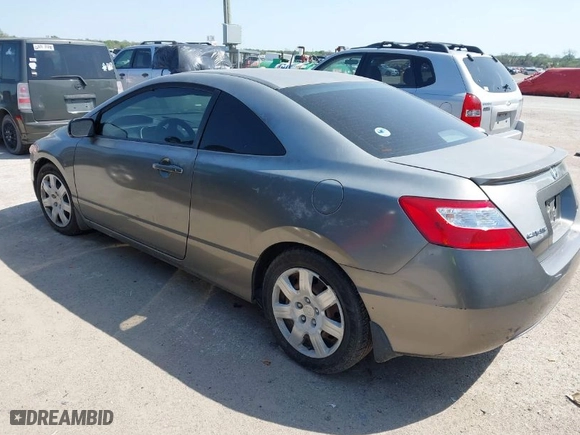 2007 Honda Civic Cpe LX with VIN 2HGFG12627H578430, listed as a IAAI auction lot 41918779 with 207,924 mi miles. Bid and sale history available at carsss.com. Image 3.