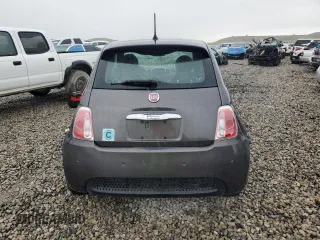 2017 FIAT 500e with VIN 3C3CFFGE0HT600746, listed as a Copart auction lot 55964925 with 30,465 mi miles and Salvage title. Bid and sale history available at DreamBid. Image 6.