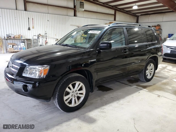 2006 Toyota Highlander Hybrid with VIN JTEEW21A660021382, listed as a Copart auction lot 51692235 with 188,544 mi miles and Clean Title. Bid and sale history available at carsss.com. Image 1.