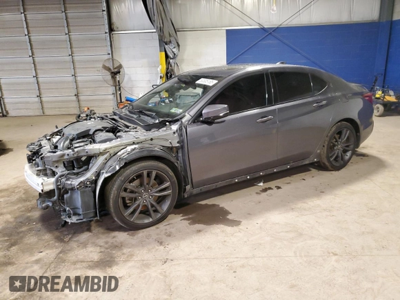 2019 Acura TLX w/A-Spec Pkg z VIN 19UUB2F60KA005006, wystawiony jako Copart lot #50305185 z przebiegiem Nie podano mil oraz Szkoda całkowita • Salvage title. Historia ofert i sprzedaży dostępna na DreamBid. Obrazek 1.