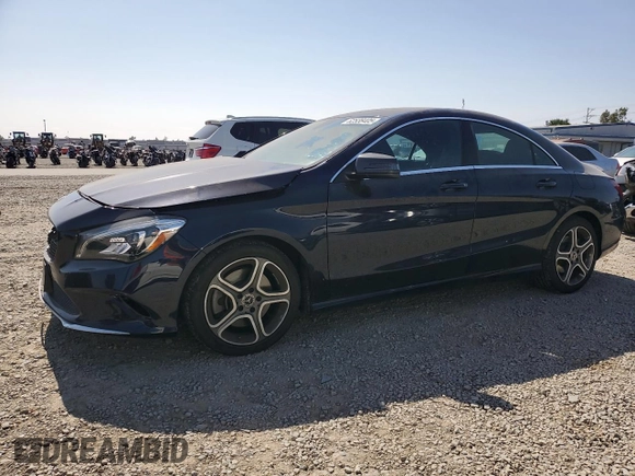 2019 Mercedes-Benz CLA 250 with VIN WDDSJ4EB0KN725939, listed as a Copart auction lot 62538405 with 66,070 mi miles and Salvage title. Bid and sale history available at DreamBid. Image 1.