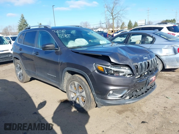 2020 Jeep Cherokee Limited with VIN 1C4PJMDX8LD617038, listed as a IAAI auction lot 41806440 with 64,963 mi miles and . Bid and sale history available at DreamBid. Image 1.
