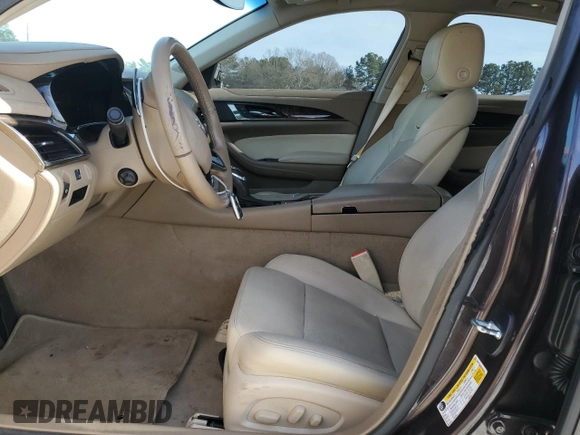 2015 Cadillac CTS Luxury RWD with VIN 1G6AR5SX8F0105026, listed as a Copart auction lot 47985555 with 105,745 mi miles and Salvage Title. Bid and sale history available at DreamBid. Image 7.