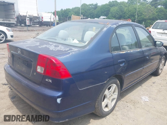 2005 Honda Civic z VIN 2HGES258X5H574491, wystawiony jako IAAI lot #42443699 z przebiegiem 194 431 mil mil oraz . Historia ofert i sprzedaży dostępna na DreamBid. Obrazek 4.