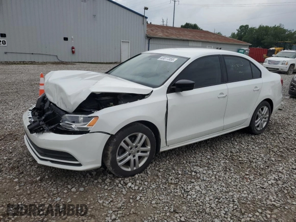 2015 Volkswagen Jetta S with VIN 3VW2K7AJXFM350192, listed as a Copart auction lot 63077355 with 70,089 mi miles and Salvage title. Bid and sale history available at DreamBid. Image 1.