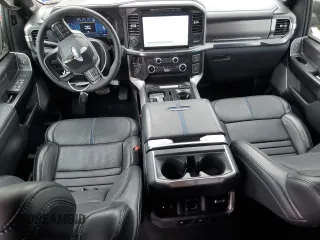 2024 Ford F-150 with VIN 1FTFW7LD9RFB23046, listed as a Copart auction lot 52367945 with 7,166 mi miles and Salvage title. Bid and sale history available at DreamBid. Image 8.