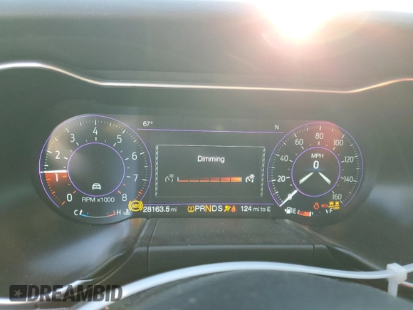 2022 Ford Mustang GT Premium with VIN 1FATP8FFXN5109133, listed as a Copart auction lot 84616234 with 28,163 mi miles and Salvage title. Bid and sale history available at DreamBid. Image 9.