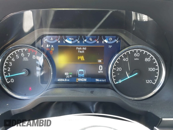2022 Ford F-150 XL with VIN 1FTEW1EBXNFB14743, listed as a IAAI auction lot 42098808 with 49,314 mi miles and . Bid and sale history available at DreamBid. Image 7.