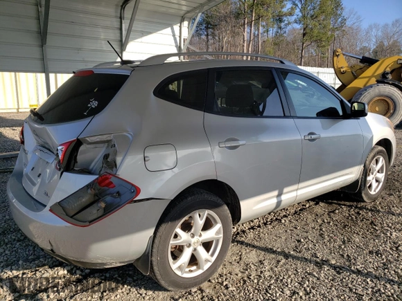 2009 Nissan Rogue SL with VIN JN8AS58T09W320783, listed as a Copart auction lot 47714395 with 160,460 mi miles and Salvage Title. Bid and sale history available at DreamBid. Image 3.