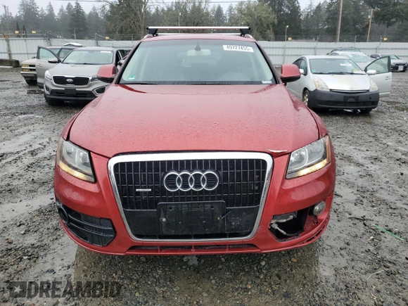 2010 Audi Q5 Premium with VIN WA1CKAFP8AA071681, listed as a Copart auction lot 49727455 with 163,152 mi miles and Salvage title. Bid and sale history available at DreamBid. Image 5.