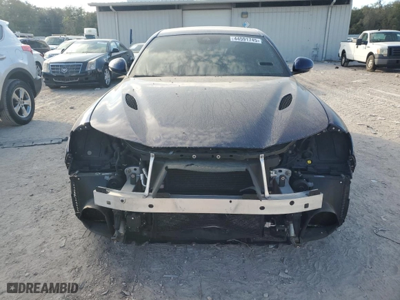 2017 Alfa Romeo Giulia Quadrifoglio with VIN ZARFAEAV8H7520339, listed as a Copart auction lot 44591745 with 70,994 mi miles and Salvage Title. Bid and sale history available at carsss.com. Image 5.