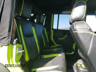 2017 Jeep Wrangler Unlimited Sport with VIN 1C4BJWDG1HL535736, listed as a Copart auction lot 46257235 with 107,619 mi miles and Salvage Title. Bid and sale history available at carsss.com. Image 11.