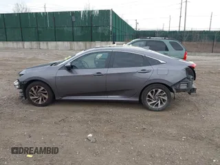 2018 Honda Civic Sedan EX with VIN 19XFC2F79JE007989, listed as a IAAI auction lot 41860829 with 72,223 mi miles. Bid and sale history available at carsss.com. Image 14.