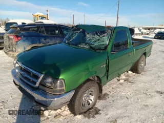 1999 Ford Ranger XL with VIN 1FTYR10C6XUA21866, listed as a Copart auction lot 47323715 with 191,074 mi miles and Salvage Title. Bid and sale history available at carsss.com. Image 1.