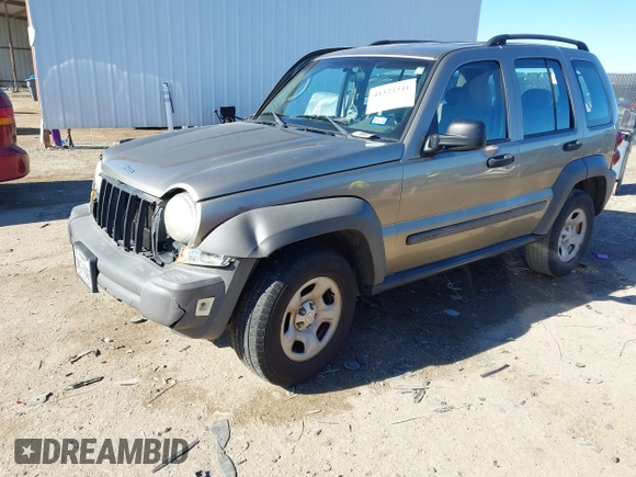2007 Jeep Liberty Sport with VIN 1J4GK48K77W502284, listed as a IAAI auction lot 41323341 with 223,050 mi miles. Bid and sale history available at carsss.com. Image 17.
