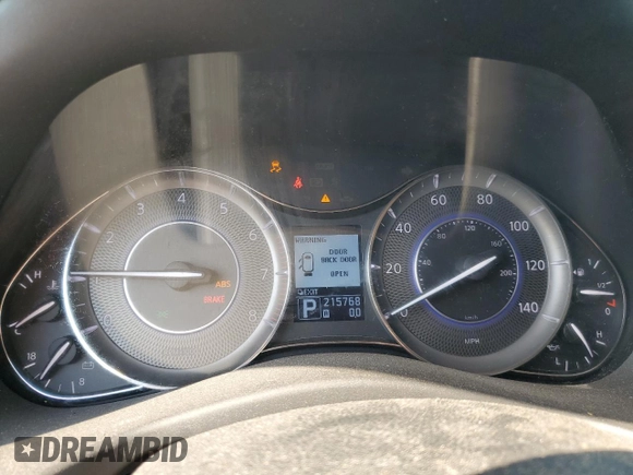 2012 Infiniti QX56 8-passenger with VIN JN8AZ2ND0C9715849, listed as a Copart auction lot 76386714 with 215,768 mi miles and Salvage Title. Bid and sale history available at carsss.com. Image 9.