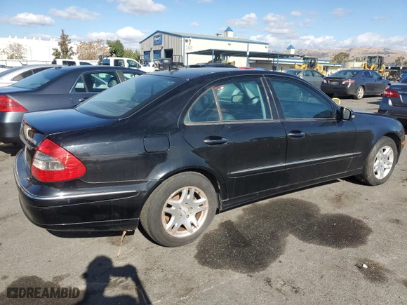 2007 Mercedes-Benz E-Class 3.0L with VIN WDBUF22X07A996389, listed as a Copart auction lot 79574774 with 0 mi miles and Salvage Title. Bid and sale history available at carsss.com. Image 3.