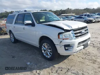 2015 Ford Expedition Max Limited with VIN 1FMJK1KT0FEF01487, listed as a IAAI auction lot 41480003 with Not Provided miles. Bid and sale history available at carsss.com. Image 1.