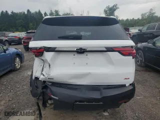 2022 Chevrolet Traverse RS with VIN 1GNEVJKW7NJ182884, listed as a Copart auction lot 65578644 with 0 mi miles and Salvage Title. Bid and sale history available at carsss.com. Image 6.