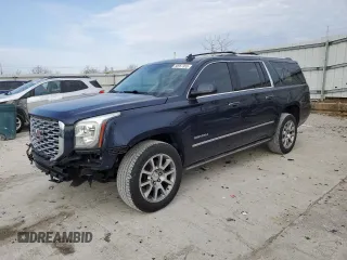 2018 GMC Yukon XL Denali with VIN 1GKS2HKJ6JR314244, listed as a Copart auction lot 50957355 with 149,023 mi miles and Salvage Title. Bid and sale history available at carsss.com. Image 1.