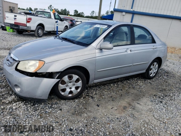 2006 Kia Spectra EX with VIN KNAFE121865239151, listed as a Copart auction lot 67760664 with 133,146 mi miles and Clean Title. Bid and sale history available at DreamBid. Image 1.