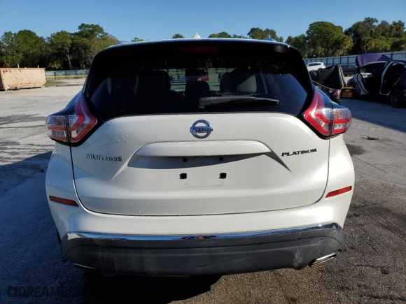 2015 Nissan Murano S with VIN 5N1AZ2MG8FN243401, listed as a Copart auction lot 48669735 with 75,320 mi miles and Salvage Title. Bid and sale history available at carsss.com. Image 6.