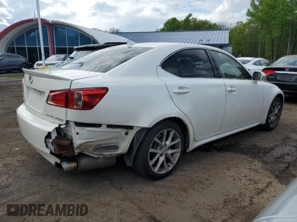 2011 Lexus IS 250 z VIN JTHCF5C28B5047108, wystawiony jako Copart lot #56041835 z przebiegiem 188 156 mil mil oraz Szkoda całkowita • Salvage title. Historia ofert i sprzedaży dostępna na DreamBid. Obrazek 3.