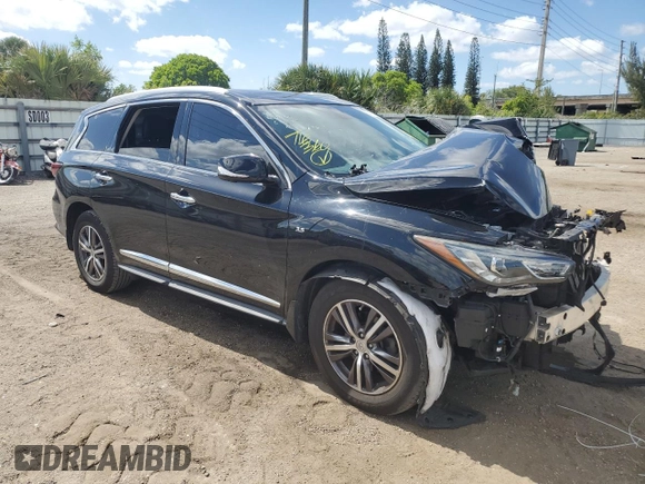 2018 Infiniti QX60 with VIN 5N1DL0MN7JC511067, listed as a Copart auction lot 52675264 with Not Provided miles and Non Repairable. Bid and sale history available at carsss.com. Image 4.