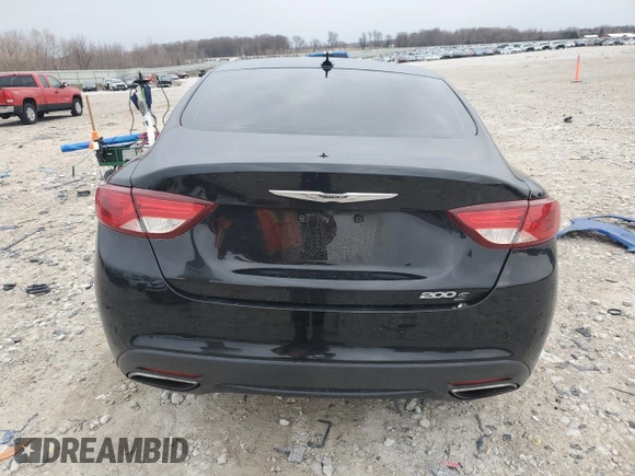 2016 Chrysler 200 S with VIN 1C3CCCBB2GN149791, listed as a Copart auction lot 52091705 with 129,279 mi miles and Clean Title. Bid and sale history available at carsss.com. Image 6.