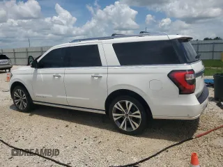 2021 Ford Expedition Max Platinum with VIN 1FMJK1MT3MEA72923, listed as a Copart auction lot 68874584 with 98,302 mi miles and Non repairable. Bid and sale history available at DreamBid. Image 2.