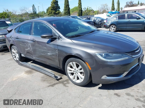 2016 Chrysler 200 Limited with VIN 1C3CCCAB9GN171174, listed as a IAAI auction lot 41836063 with 104,838 mi miles. Bid and sale history available at carsss.com. Image 1.