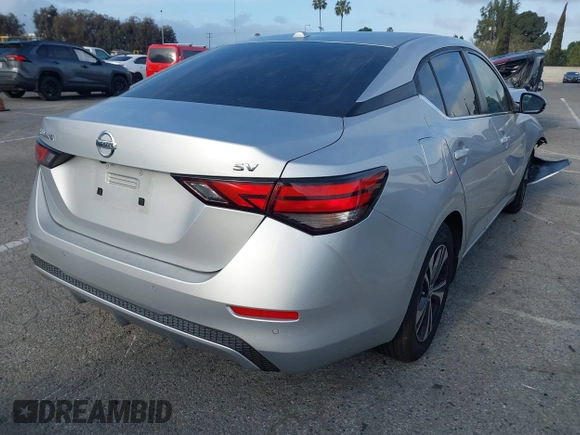 2021 Nissan Sentra SV with VIN 3N1AB8CV3MY254742, listed as a IAAI auction lot 41871414 with 59,539 mi miles and . Bid and sale history available at DreamBid. Image 4.