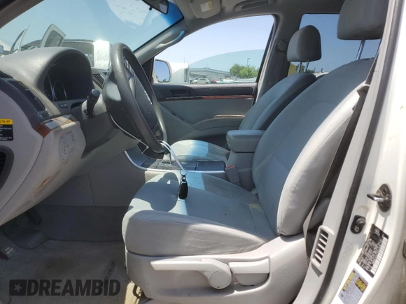 2007 Hyundai Veracruz GLS with VIN KM8NU73C07U012494, listed as a Copart auction lot 58548165 with 148,010 mi miles and Salvage title. Bid and sale history available at DreamBid. Image 7.