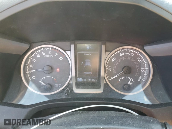 2017 Toyota Tacoma SR5 with VIN 5TFCZ5AN3HX094162, listed as a Copart auction lot 65923425 with 149,387 mi miles and Salvage title. Bid and sale history available at DreamBid. Image 9.