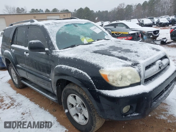 2007 Toyota 4Runner SR5 with VIN JTEZU14R370097985, listed as a IAAI auction lot 41630507 with 222,117 mi miles. Bid and sale history available at carsss.com. Image 1.