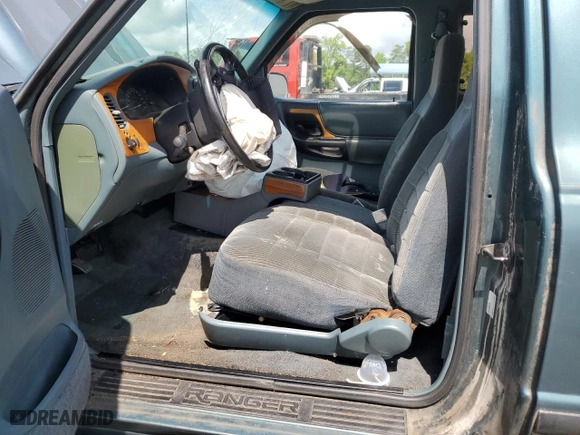 1996 Ford Ranger Splash with VIN 1FTCR14X5TTA20411, listed as a Copart auction lot 62095194 with 100,330 mi miles and Salvage Title. Bid and sale history available at carsss.com. Image 7.